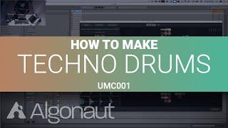 How to make Techno Drums like UMEK Jay Lumen  Adam Beyer  Spektre UMC001   Algonaut