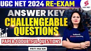 UGC NET Paper 1 Answer key Challenge  UGC NET Questions Challenge  UGC NET Answer Key  Priti Mam