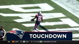 Kendrick Bourne Touchdown Pass to Nelson Agholor  Patriots vs Jets