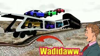 Wadidaaww  Simulasi Rel Kereta Api Yang Melengkung