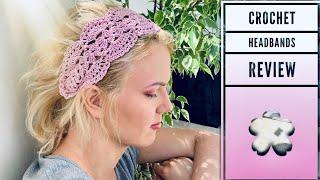 Повязки на голову КРЮЧКОМ обзор  СХЕМЫ  CROCHET HEADBANDS REVIEW patterns