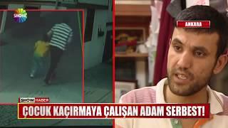 Çocuk kaçırmaya çalışan adam serbest