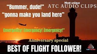 Fatal crash STUPID mistake & intense argument. 10 most viewed ATC AUDIO  clips of Flight follower