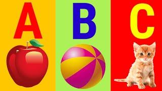 English alphabet - A for apple B for ball  Alphabet  Alphabet A to Z  Capital Letters  Grow Kids