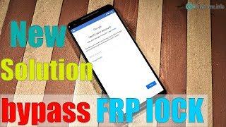 New Solution Bypass FRP Lock GOOGLE ACCOUNT Android 8.1  8.0