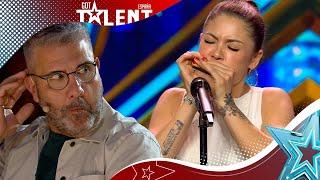 What she does with the HARMONIC is something unheard of  Auditions 10  Spains Got Talent 2023