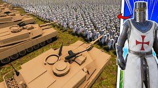 MILLIONS of Crusader Knights VS Modern US ARMY? - UEBS 2 Ultimate Epic Battle Simulator