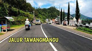 KONDISI JALUR TAWANGMANGU PAS CERAH