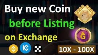 How to Buy new Coin before Listing on Exchange  Best method to make 10X - 100X Profit