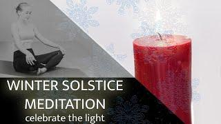 WINTER SOLSTICE Meditation Yule guided Candelight Ceremony Illumination