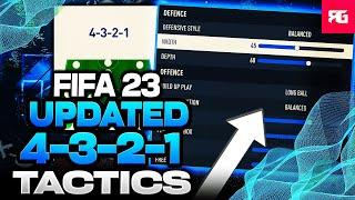 SUPER ATTACKING 4-3-2-1 Custom Tactics in FIFA 23 Best 4321 TacticsInstructions In FIFA 23