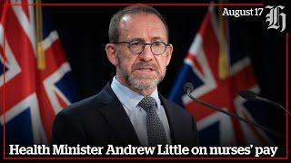 Health Minister Andrew Little on nurses pay  nzherald.co.nz