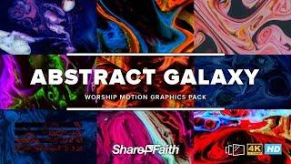 Abstract Galaxy Worship Motion Graphics Pack  Church Media  Sharefaith.com