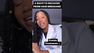 3 Ways To Recover From Hair Breakage Subscribe For More Curly Chemistry Content. ️