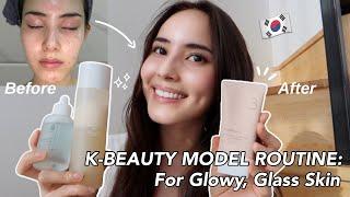 THE BEST selling Tone-up Cream you MUST TRY My KOREAN SKINCARE Routine for GLOWY GLASS skin 