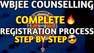 WBJEE 2023Counselling  Registration Process  Step By Step  Wbjee Full Counselling Registration