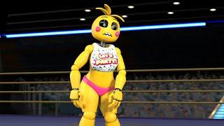 Toy chica is a wrestling Jobber ??? ryona fnaf animation