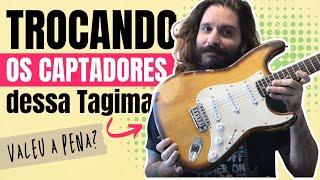 Trocando captadores  Tagima T635  stratocaster  67 Lovers