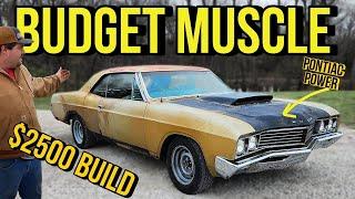 Muscle on a BUDGET Basket Case Buick Gets PONTIAC Power $2500 Hot Rod
