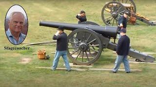 Firing the 30-pounder rifled Parrott cannon Fort Pulaski GA