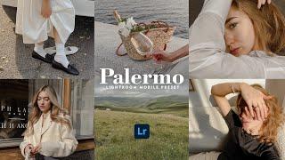 Palermo - Free Lightroom Mobile Presets  Vintage Preset  Aesthetic Preset  Aesthetic Lr Filter