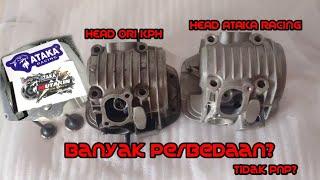 Perbedaan Silinder Head Ori KPH dengan Superhead ATAKA Klep Besar  Supra x125  Karisma