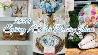 EASTER Decorate With Me 2024 Decorating My Home For Spring and Easter 2024