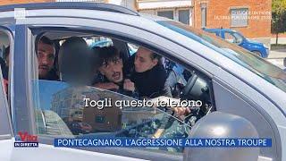 Pontecagnano laggressione alla nostra troupe - La Vita in diretta - 21042023