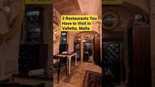 Where to eat in Valletta Malta