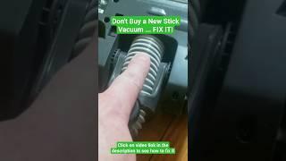 Fix a Ryobi Stick Vacuum Head with no suction #ryobi #diy #repair #shorts