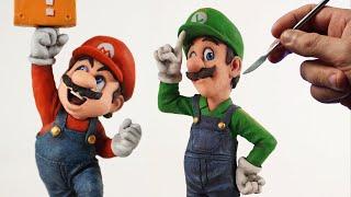 Sculpting MARIO & LUIGI Diorama  The Super Mario Bros Movie