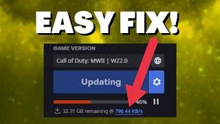 FIX SLOW DOWNLOAD SPEEDS FOR MW3 MW2 or WARZONE FAST  Battle.netON PC NO VPN 2024