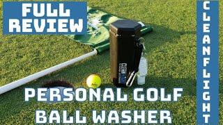 Clean Flight Personal Golf Ball Washer Full Review