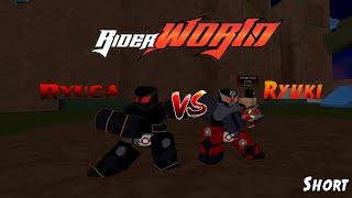 Ryuki Vs Ryuga in RiderWorld Roblox @OfficialRD07