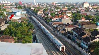 MASIH DILAKUKAN PENATAAN REL DAN WESEL BARU DI STASIUN KADIPIRO