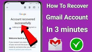 How To Recover Gmail Account Without Phone Number and Recovery Email 2024