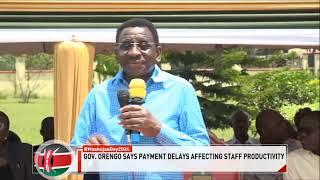 Governor Orengo says delays in exchequer releases are affecting staff productivity