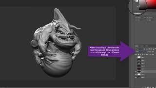 ZBrush Rendering Passes for Presentation