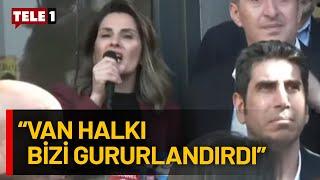 Başak Demirtaş Selahattin Demirtaşın mesajını Vana iletti