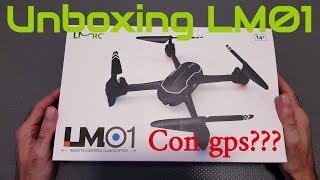 Unboxing LM01 drone barato con gps