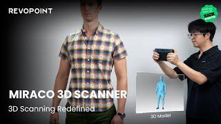 Revopoint MIRACO 3D Scanner Next-Gen Body & Face Scanning in Action