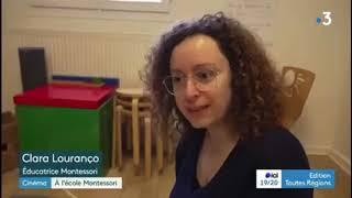 Classe Montessori - Reportage France 3 - mars 2024