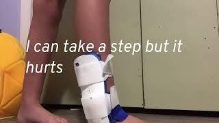 My Sprained Ankle￼ ￼journey