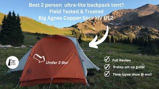 Big Agnes Copper Spur HV UL2- The One to get