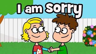 Apology kids song - I am sorry forgive me  Hooray kids songs - Childrens good manners