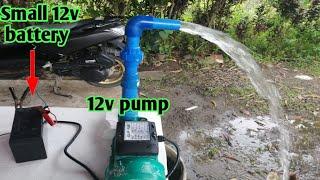 12volts SOLAR WATER PUMP 180WATTS  ganito pala siya kalakas.