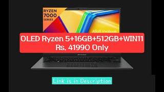 ASUS Vivobook Go Best Budget Laptop at ₹41990  AMD Ryzen 5 16GB+512GB SSD Win11 #laptop #asus