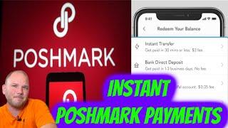 Poshmark INSTANT PAYMENTS for sales.