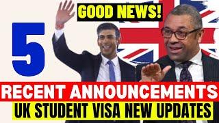 Good News International Students 5 Recent Announcements on UK Student Visas Student Visa Updates