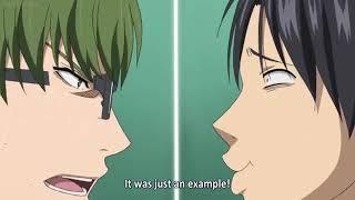 Kuroko no Basket NG Shuu Episode Takao imitating Midorima